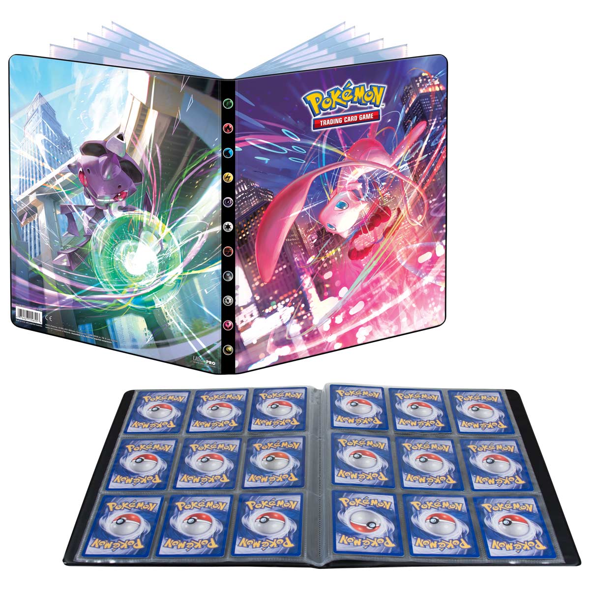 Ultra Pro - Pokémon 9-Pocket Portfolio Sword & Shield (Fusion Strike Mew & Genesect)